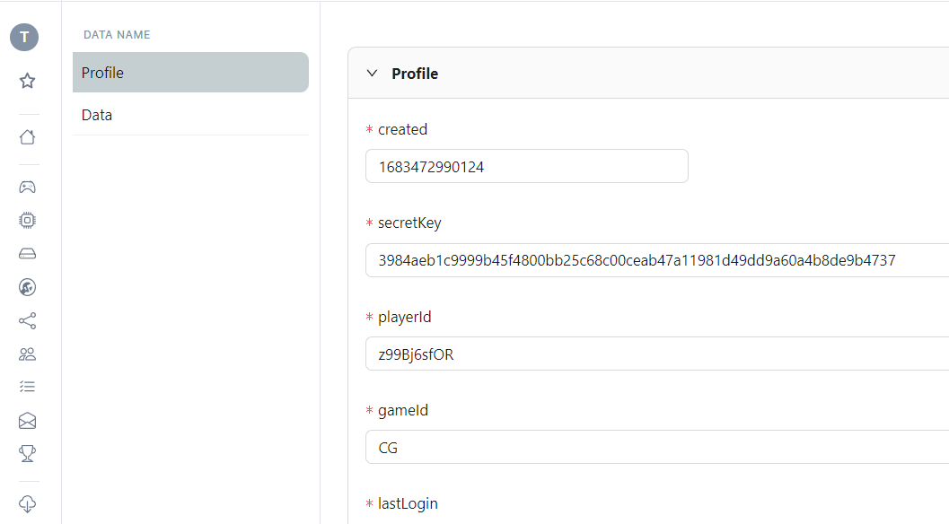 player detail